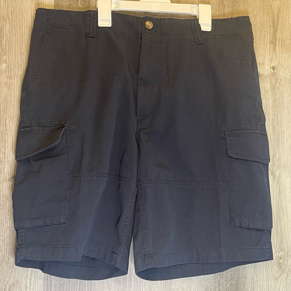 Polo Ralph Lauren Cargo Shorts Mens 36 Navy Relaxed Fit Cotton Utility